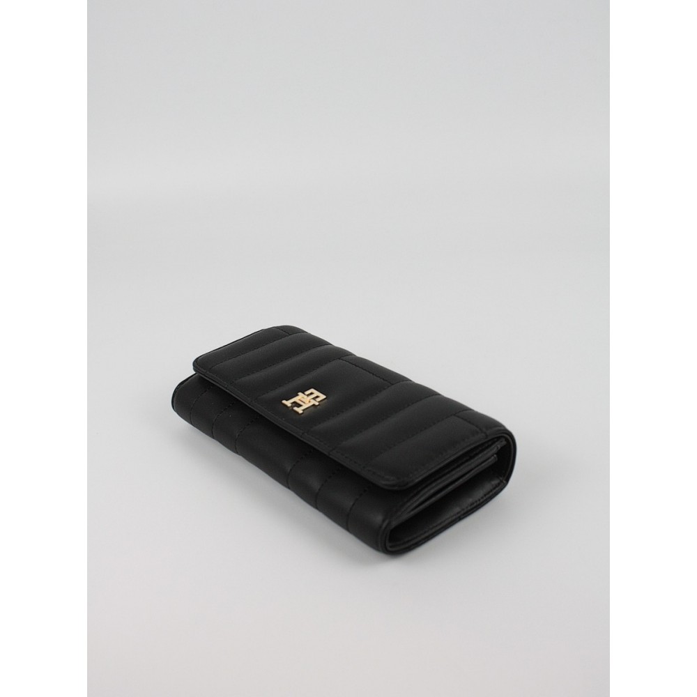 Womens Wallet Tommy Hilfiger Th Feminine Lrg Flap AW0AW17475-BDS Black