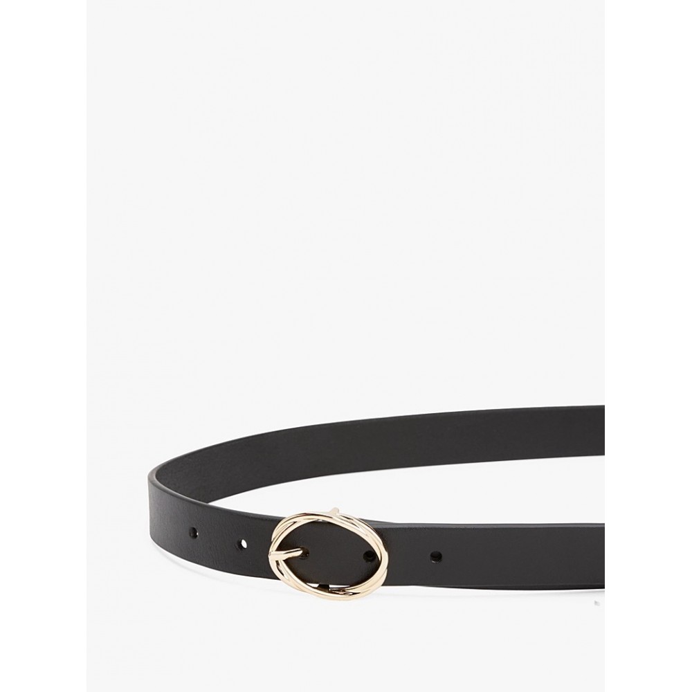 Women Belt Tommy Hilfiger Th Chic 2.5 AW0AW17932-BDS Black