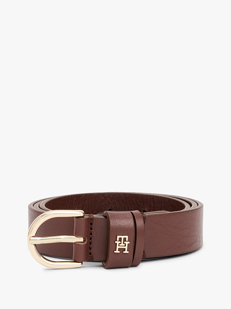 Women Belt Tommy Hilfiger Essential Efortless 2.5 AW0AW16836-GSZ Light Brown