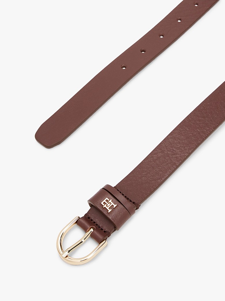 Women Belt Tommy Hilfiger Essential Efortless 2.5 AW0AW16836-GSZ Light Brown