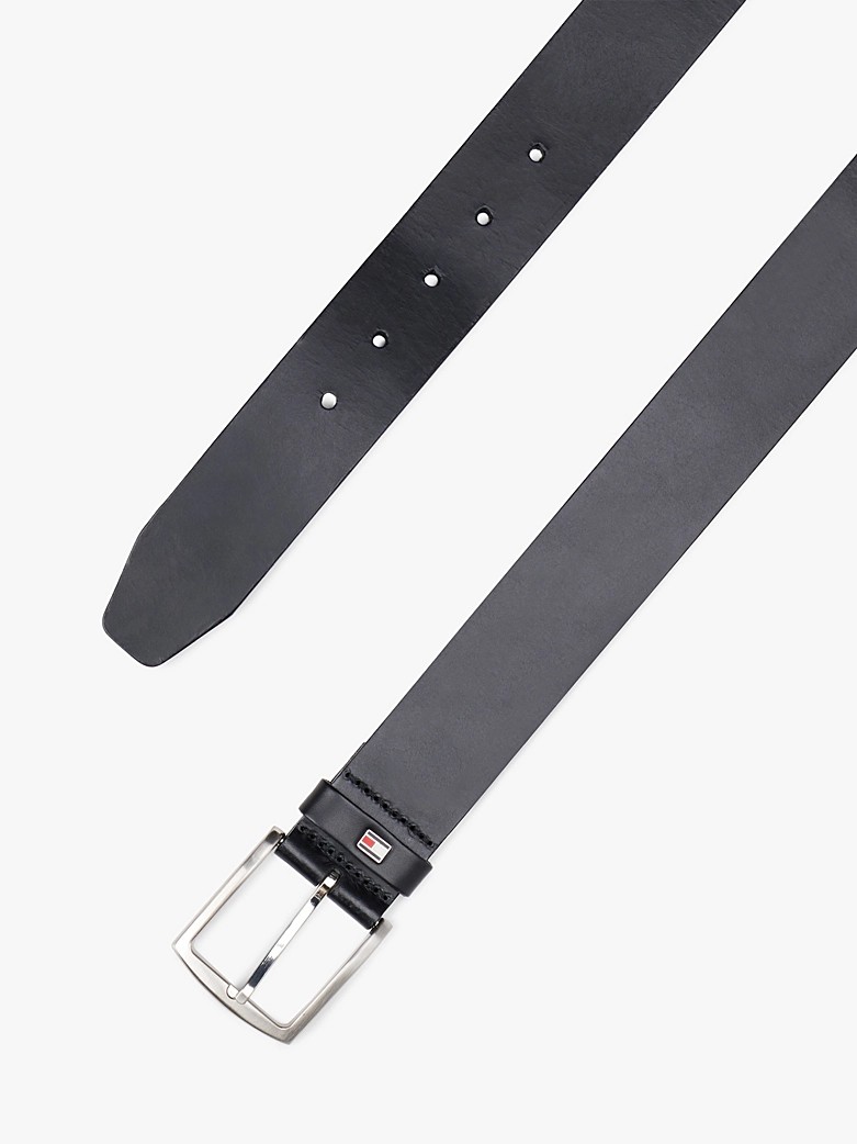 Men's Belt Tommy Hilfiger New Denton Belt 4.0 E367863162-090 Black