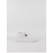 Women Sneaker Tommy Hilfiger TjwRetro Basket Flatform Ess EN0EN02506-YBS White
