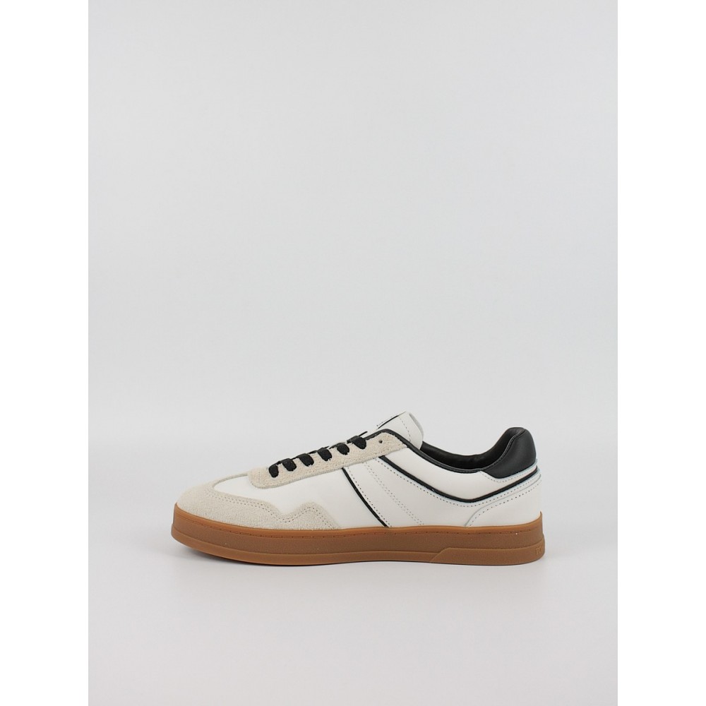 Men Sneaker Tommy Hilfiger The Greenwich Leather EM0EM01587-TCR Off White