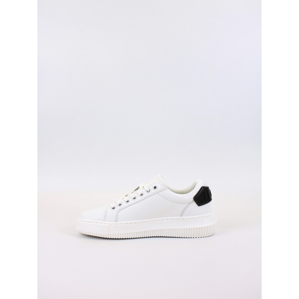 Γυναικεία Sneaker Calvin KLein Chunky Cupsole Ru Patch Lth Wn YW0YW01846-01W Ασπρο