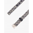 Γυναικεία Ζώνη Tommy Hilfiger Th Jacquard 2.5 AW0AW17497-DW6 Μπλε