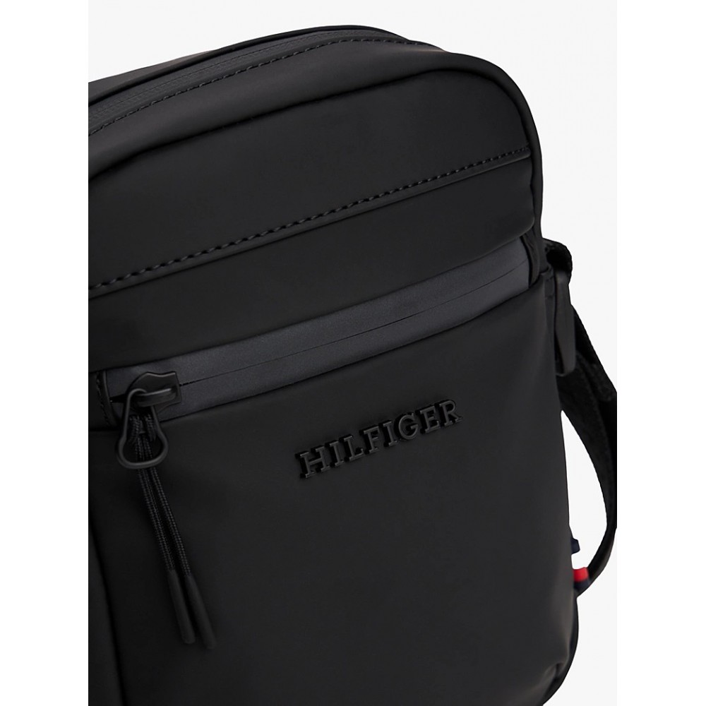 Ανδρικό Τσαντάκι Tommy Hilfiger Th Tpu Mini Reporter AM0AM13498-BDS Μαύρo