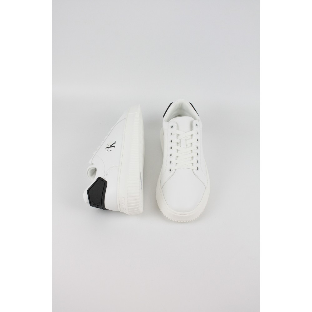 Ανδρικά Sneaker Calvin KLein Chunky Cupsole Ru Patch Lth YM0YM01296-01W Ασπρο