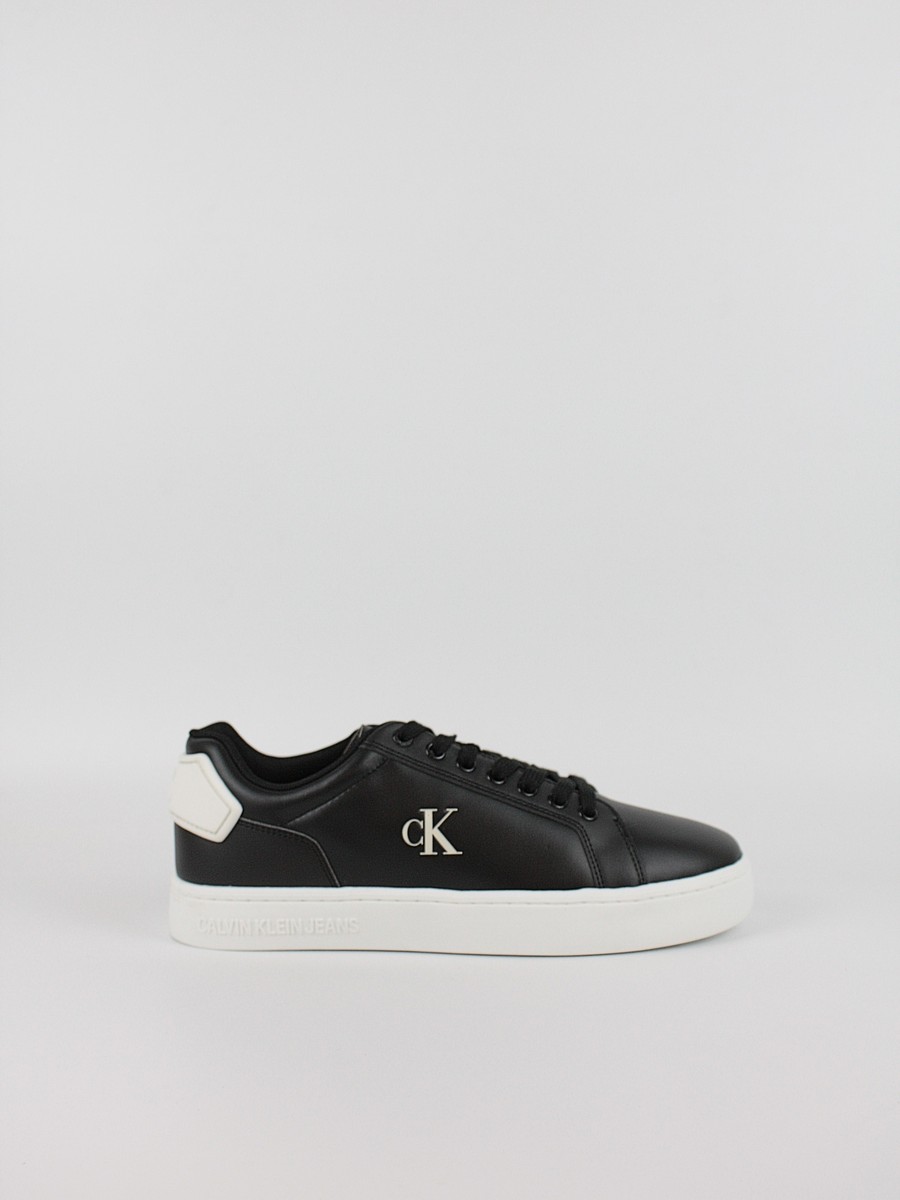 Ανδρικά Sneaker Calvin KLein Classic Cupsole Ru Patch Lth YM0YM01297-0GM Μαύρο