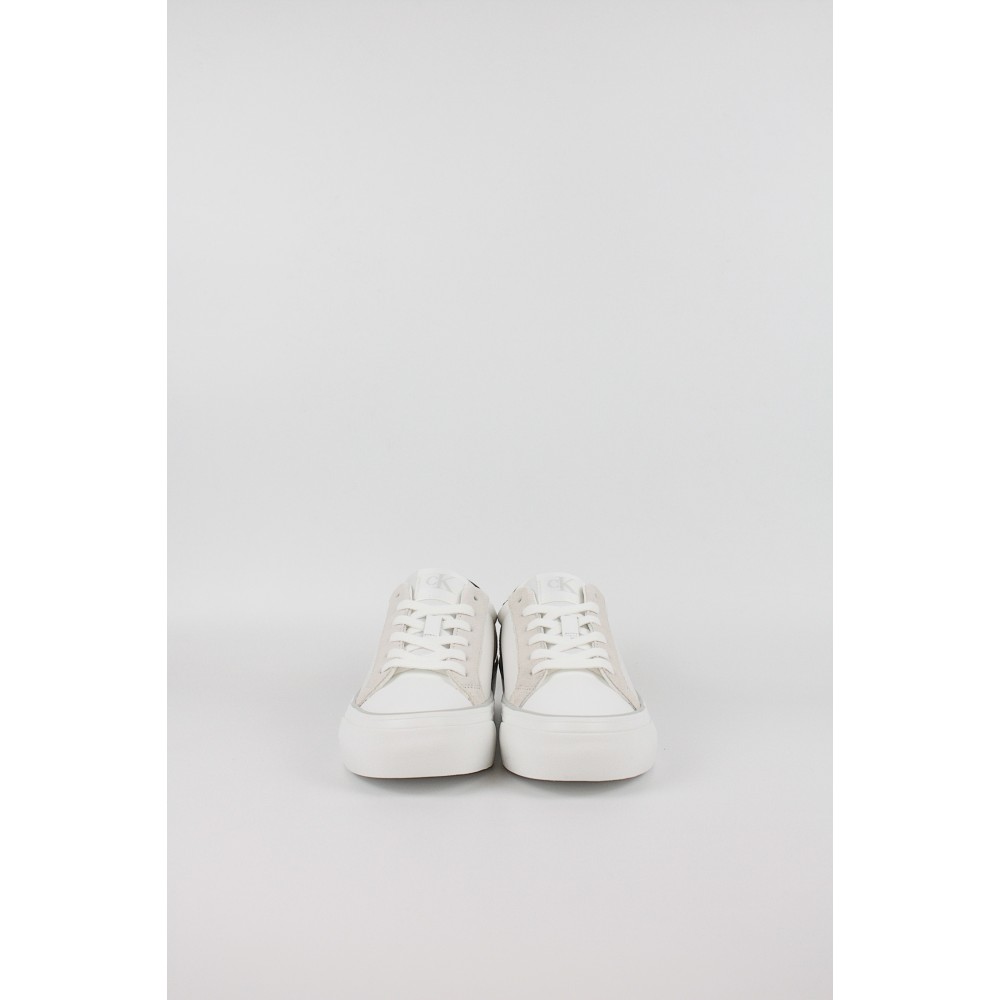 Γυναικεία Sneaker Calvin KLein Vulk Flatform Mg Nylon Mix YW0YW01896-01W Ασπρο