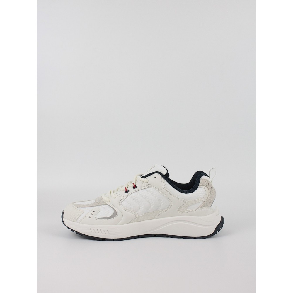 Ανδρικά Sneaker Tommy Hilfiger Tjm Runner Mix Material EM0EM01581-TCR Λευκό