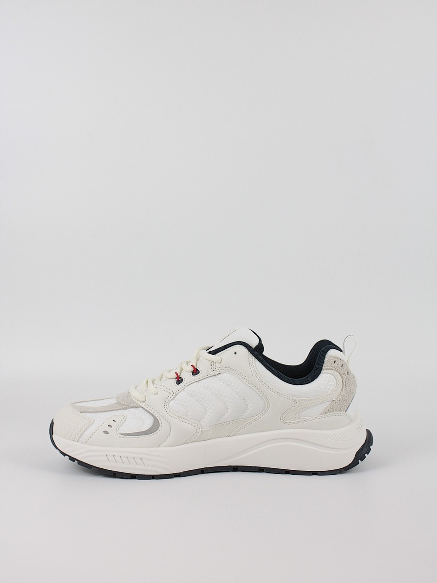 Ανδρικά Sneaker Tommy Hilfiger Tjm Runner Mix Material EM0EM01581-TCR Λευκό