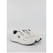Ανδρικά Sneaker Tommy Hilfiger Tjm Runner Mix Material EM0EM01581-TCR Λευκό