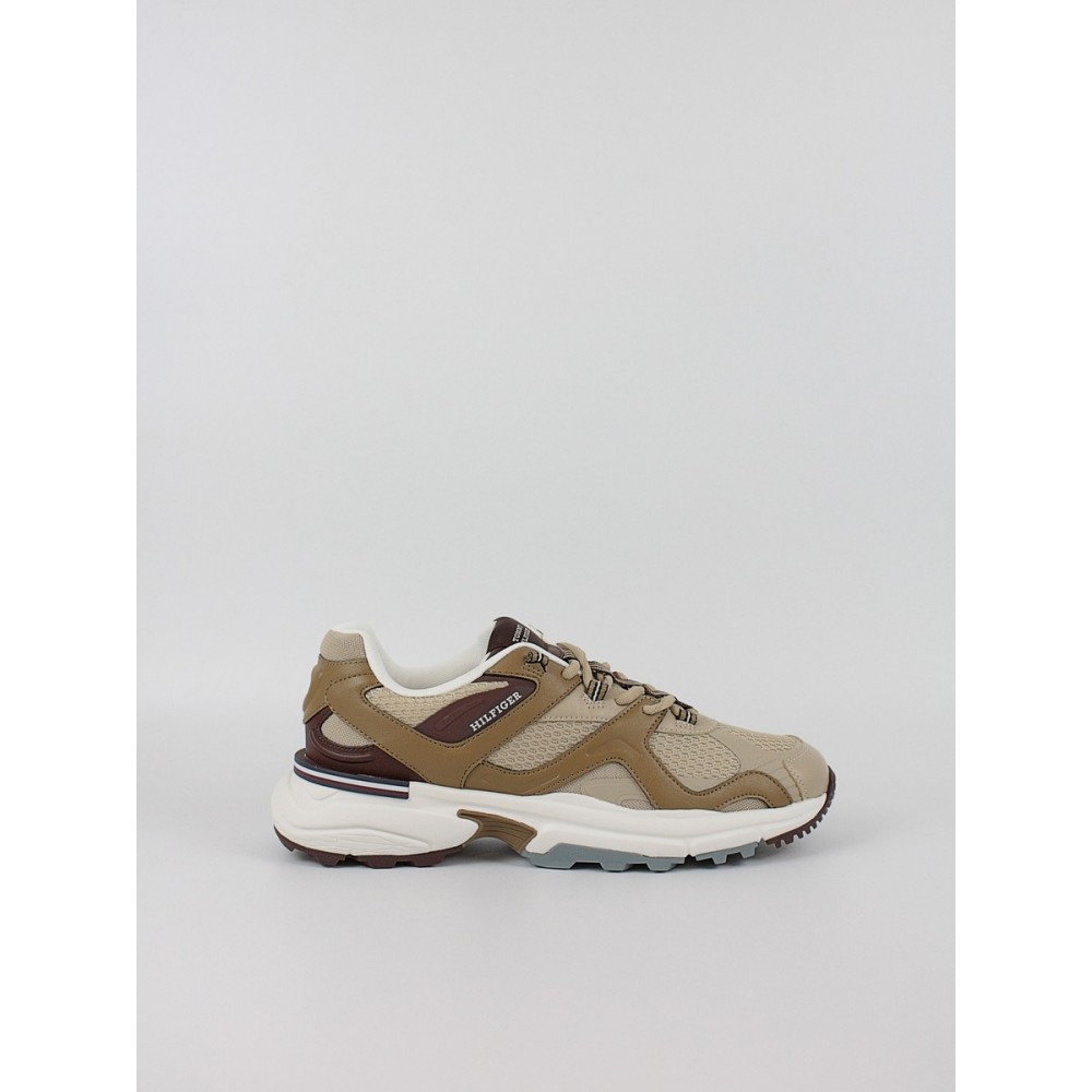 Ανδρικά Sneaker Tommy Hilfiger M Runner Tech Mix FM0FM05567-GW2 Μπεζ Ανδρικά Sneaker Tommy Hilfiger M Runner Tech Mix FM0FM05567-GW2 Μπεζ