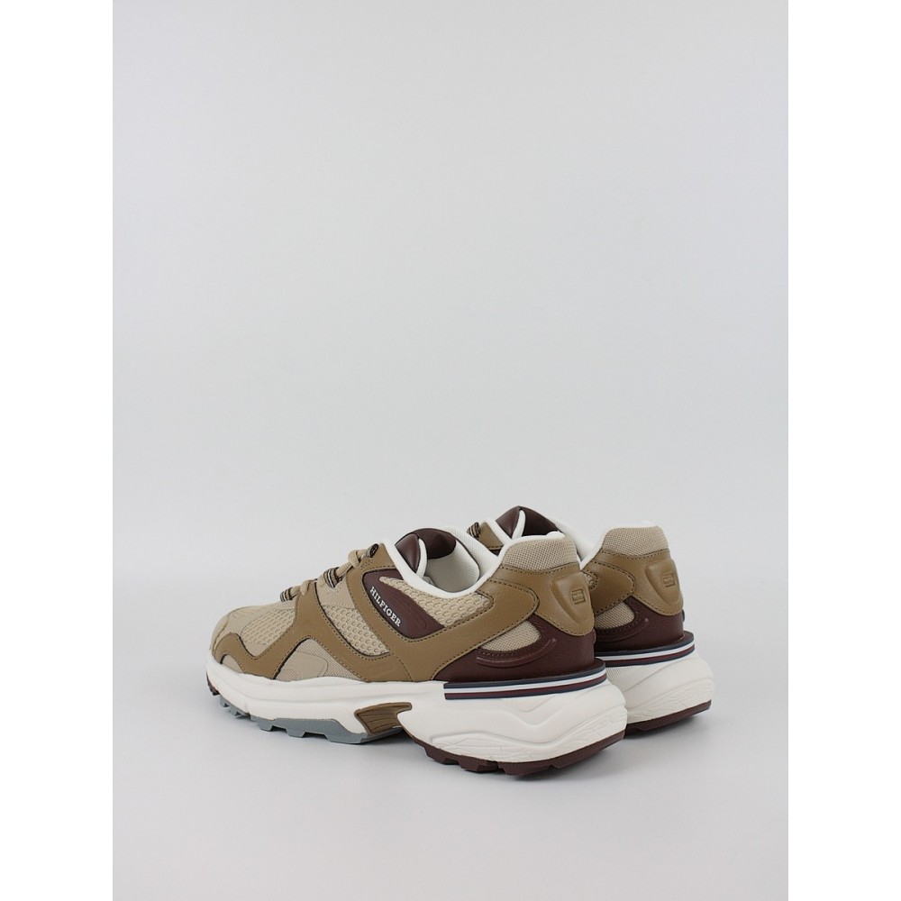 Ανδρικά Sneaker Tommy Hilfiger M Runner Tech Mix FM0FM05567-GW2 Μπεζ Ανδρικά Sneaker Tommy Hilfiger M Runner Tech Mix FM0FM05567-GW2 Μπεζ