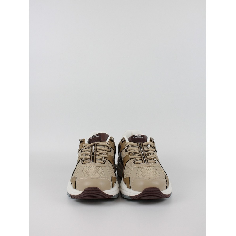 Ανδρικά Sneaker Tommy Hilfiger M Runner Tech Mix FM0FM05567-GW2 Μπεζ Ανδρικά Sneaker Tommy Hilfiger M Runner Tech Mix FM0FM05567-GW2 Μπεζ