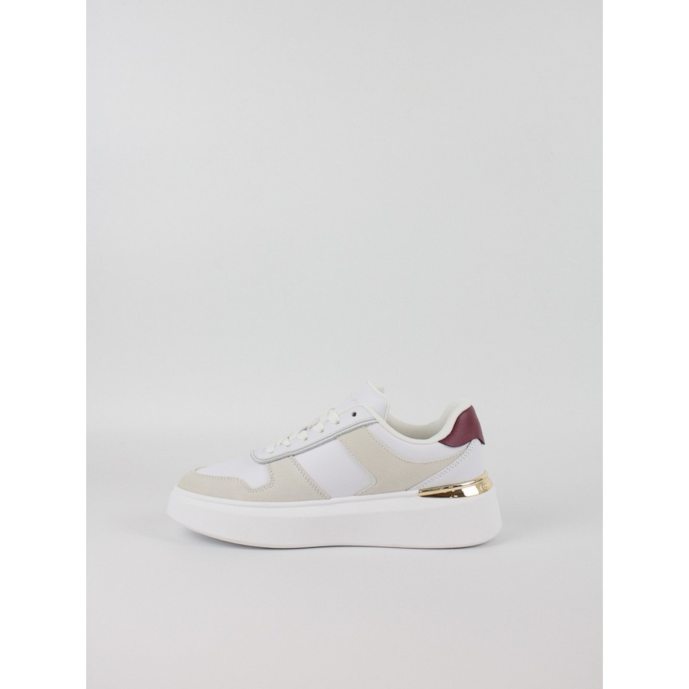 Γυναικεία Sneaker Tommy Hilfiger Th Fashion Court Μιχ Sneaker FW0FW08632-YBS Ασπρο