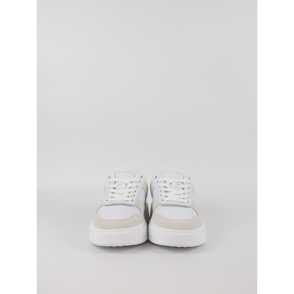 Γυναικεία Sneaker Tommy Hilfiger Th Fashion Court Μιχ Sneaker FW0FW08632-YBS Ασπρο