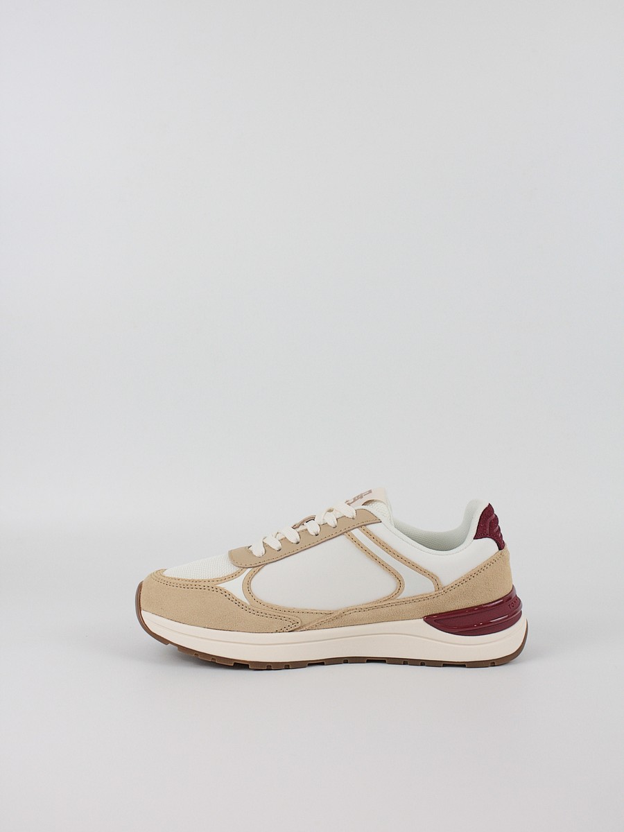 Γυναικεία Sneaker Tommy Hilfiger Casual Fashion Runner Mix FW0FW08693-0KQ Ασπρο