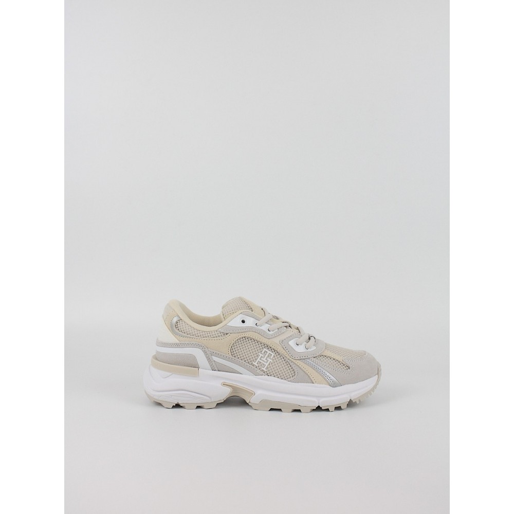 Γυναικεία Sneaker Tommy Hilfiger Th Modern Rugged Runner FW0FW08692-0F6 Μπεζ