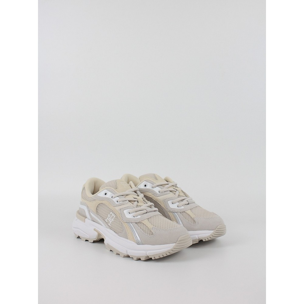Γυναικεία Sneaker Tommy Hilfiger Th Modern Rugged Runner FW0FW08692-0F6 Μπεζ