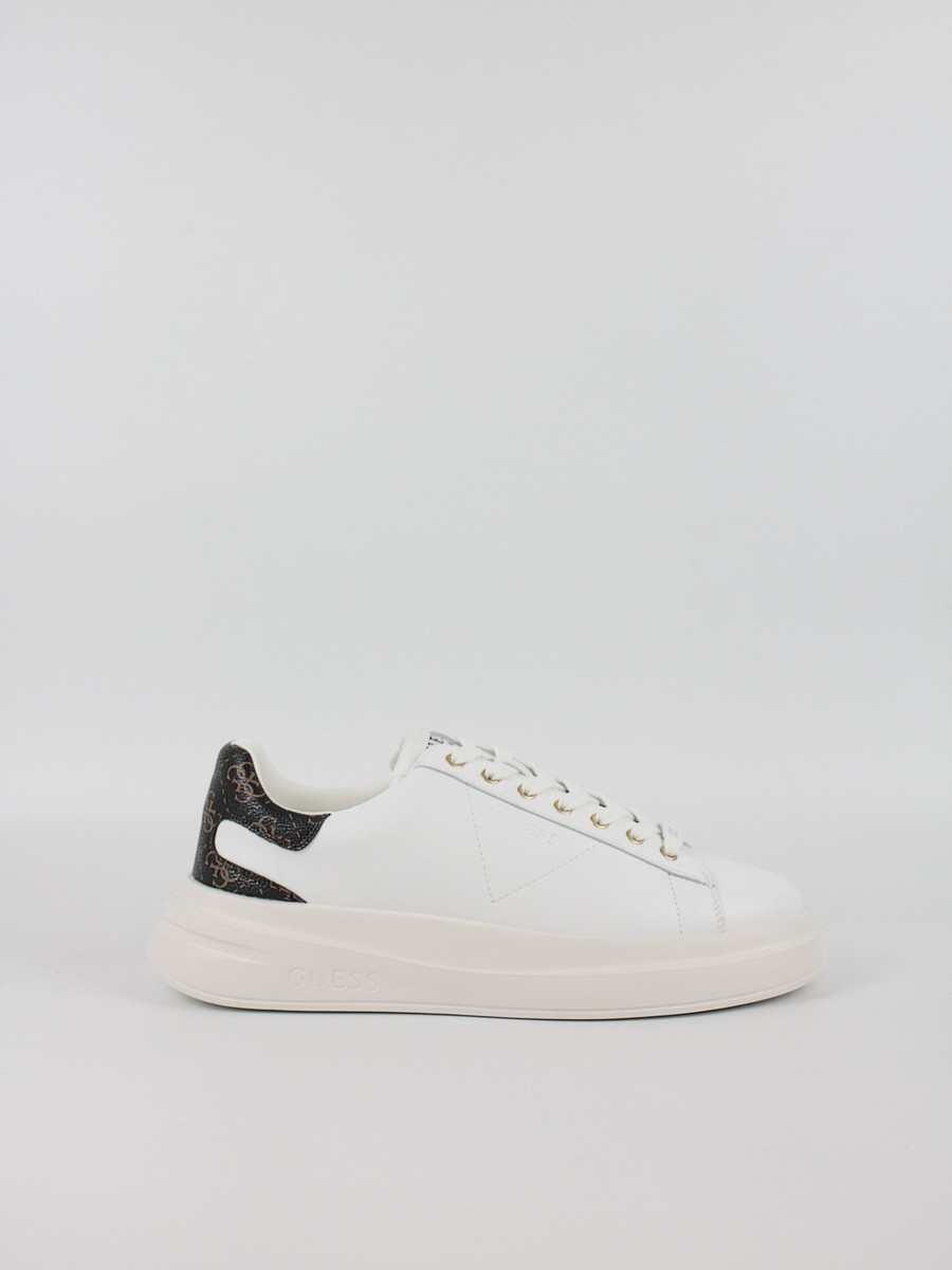 Ανδρικό Sneaker Guess Elba FMPVIBLEA12 Ασπρο