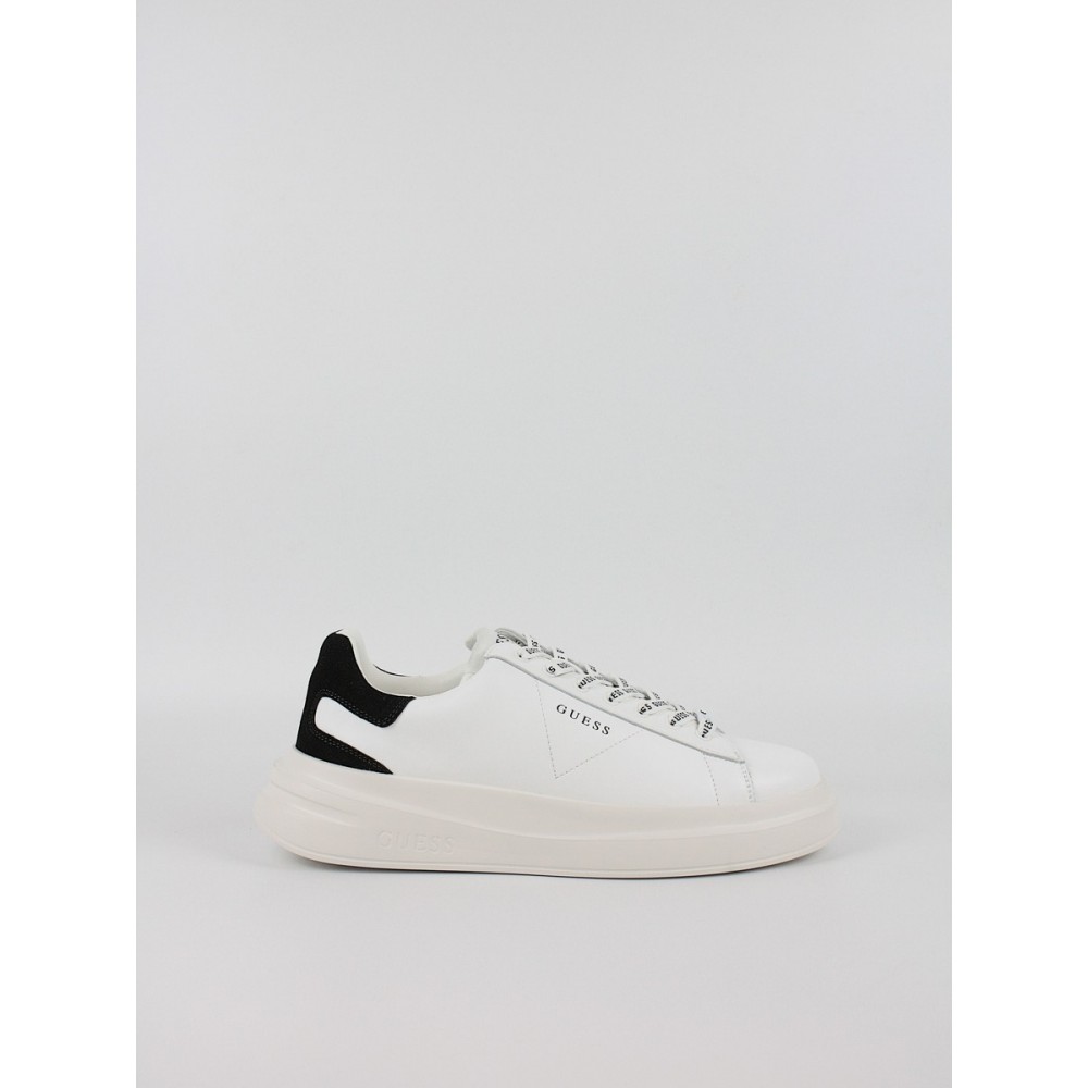 Ανδρικό Sneaker Guess Elba FMPVIBSUE12 WHIBK Ασπρο Ανδρικό Sneaker Guess Elba FMPVIBSUE12 WHIBK Ασπρο