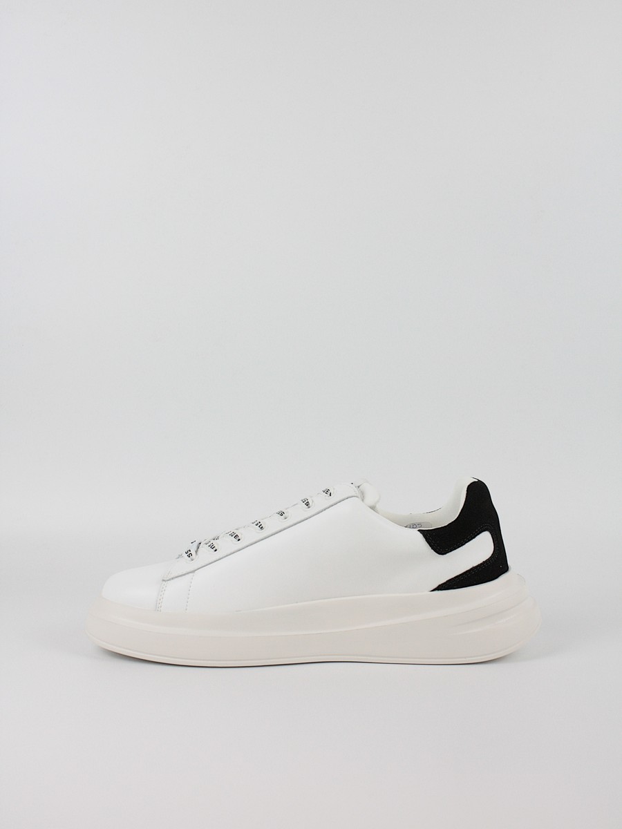 Ανδρικό Sneaker Guess Elba FMPVIBSUE12 WHIBK Ασπρο