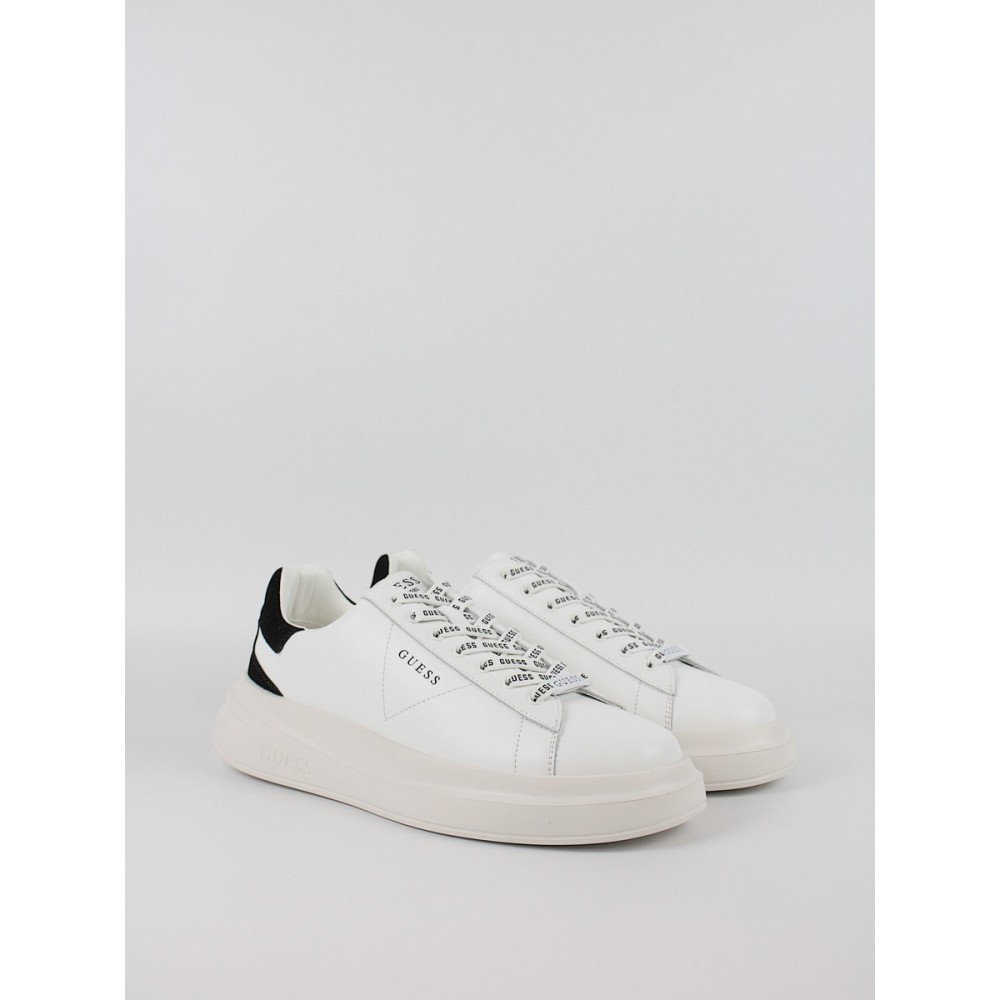 Ανδρικό Sneaker Guess Elba FMPVIBSUE12 WHIBK Ασπρο Ανδρικό Sneaker Guess Elba FMPVIBSUE12 WHIBK Ασπρο