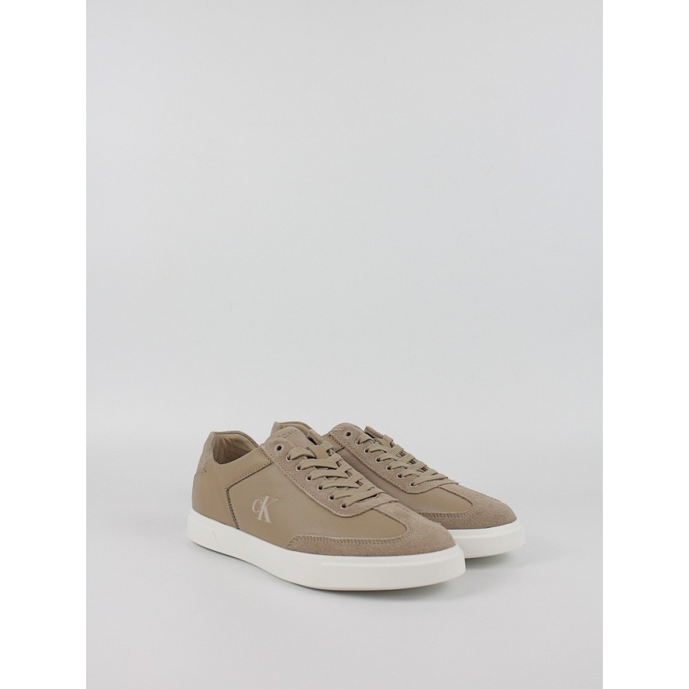 Γυναικεία Sneaker Calvin KLein Low Pro Cups Lth Mix Mg HW0HW02825-PFA Μπεζ