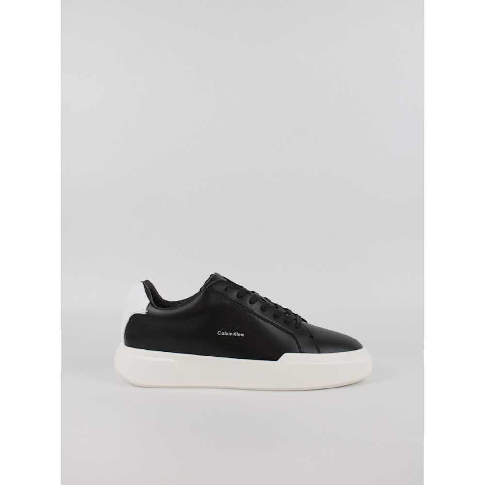 Ανδρικά Sneaker Calvin KLein Chunky Cupsole Laceup Lth YM0YM01344-0GM Μαύρο