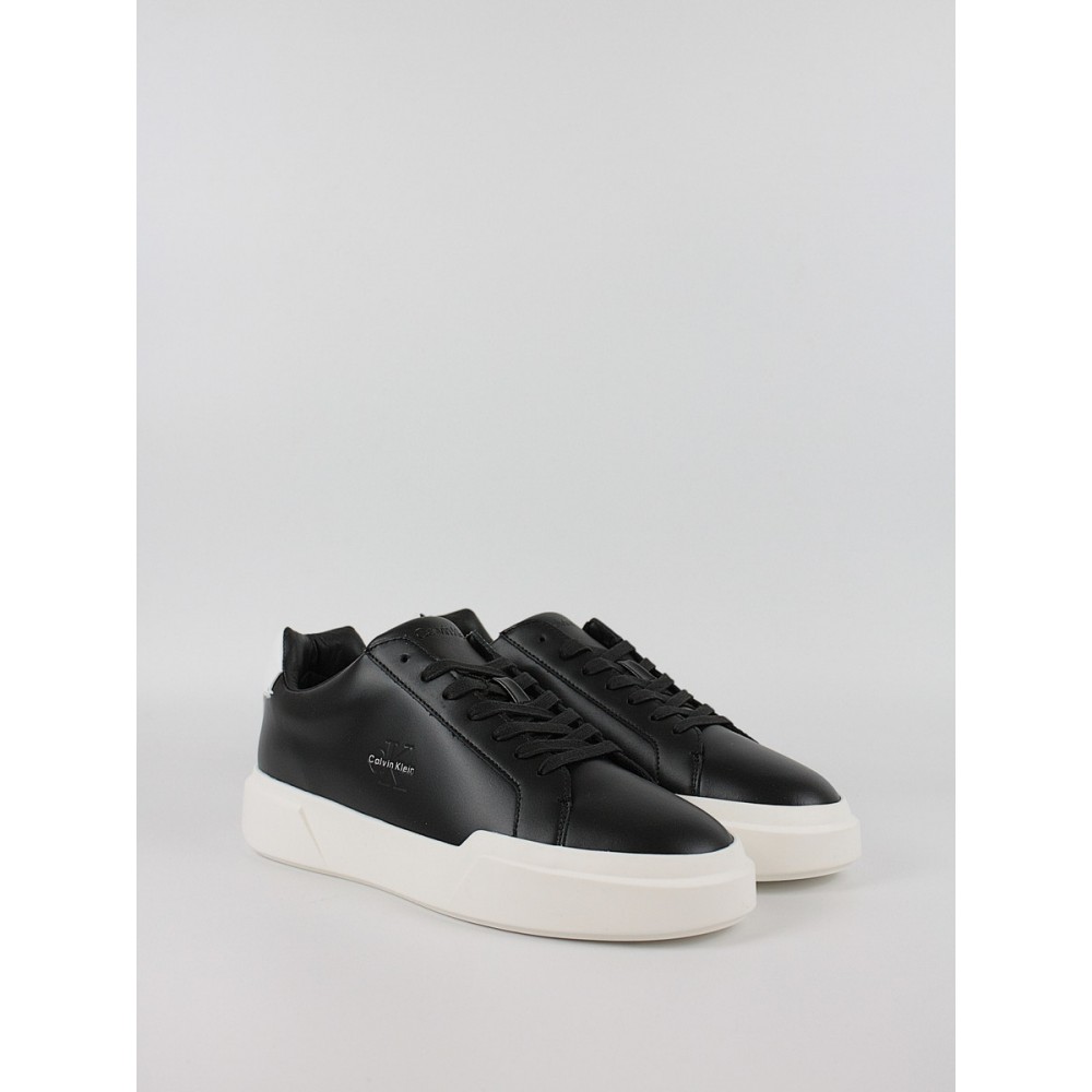 Ανδρικά Sneaker Calvin KLein Chunky Cupsole Laceup Lth YM0YM01344-0GM Μαύρο