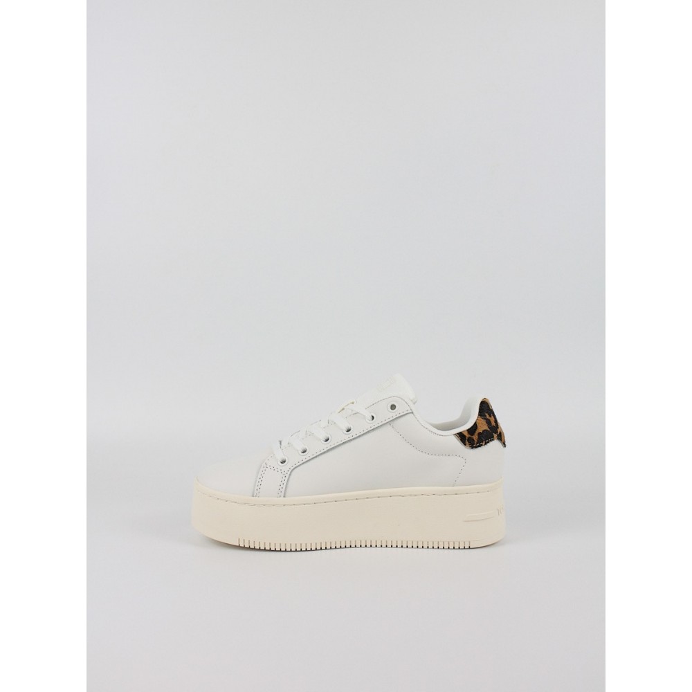 Γυναικεία Sneaker Tommy Hilfiger Tjw Flatform Leopard Sneaker EN0EN02930-0K7 Ασπρο