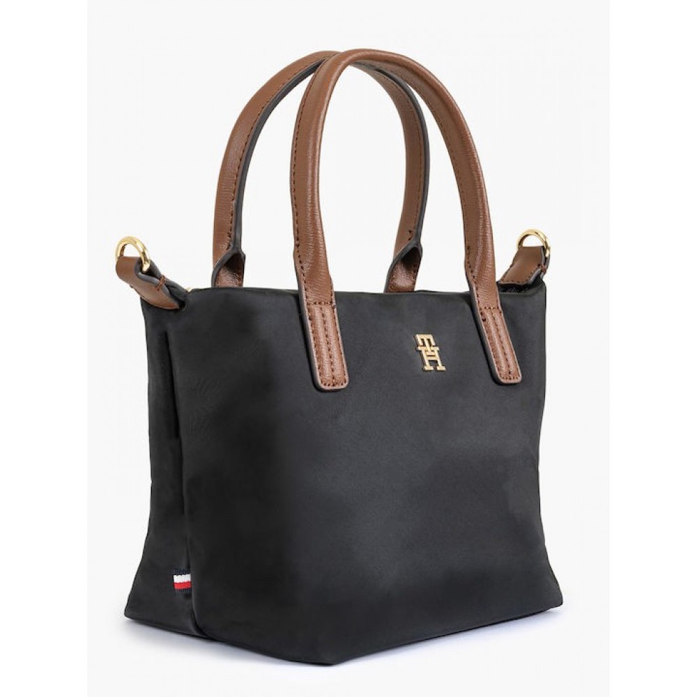 Γυναικεία Τσάντα Tommy Hilfiger Popette Mini Tote AW0AW17709-BDS Μαύρη