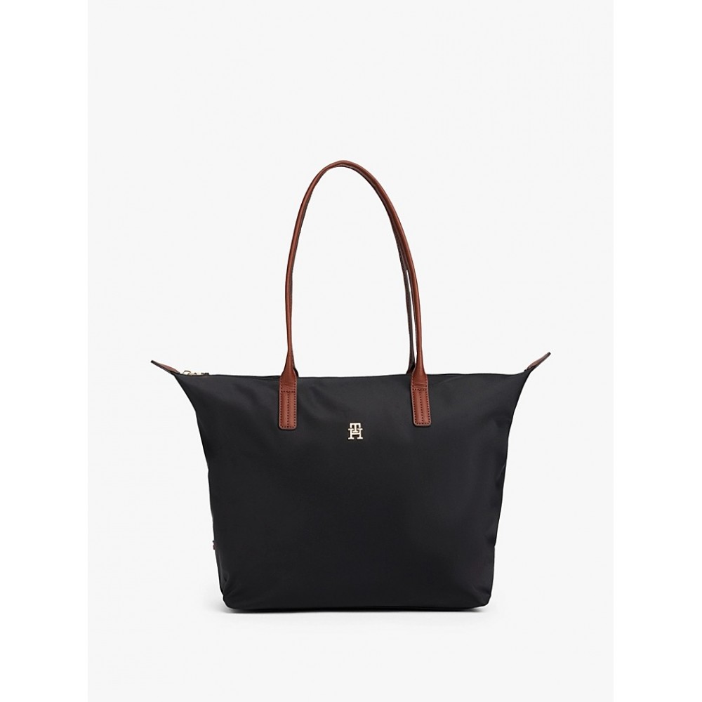 Γυναικεία Τσάντα Tommy Hilfiger Popette Tote AW0AW17711-BDS Μαύρη