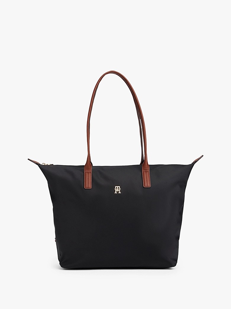 Γυναικεία Τσάντα Tommy Hilfiger Popette Tote AW0AW17711-BDS Μαύρη