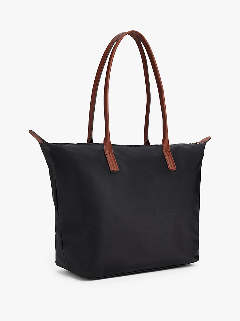 Γυναικεία Τσάντα Tommy Hilfiger Popette Tote AW0AW17711-BDS Μαύρη