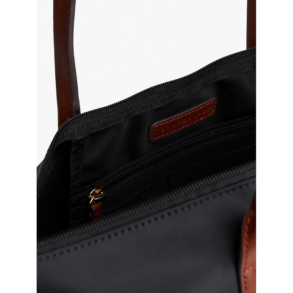 Γυναικεία Τσάντα Tommy Hilfiger Popette Tote AW0AW17711-BDS Μαύρη