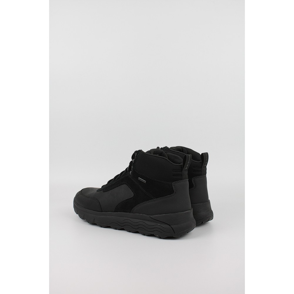 Men's Bootie Geox Spherica 4x4 Abx U46FDB-0FF22-C9999 Black