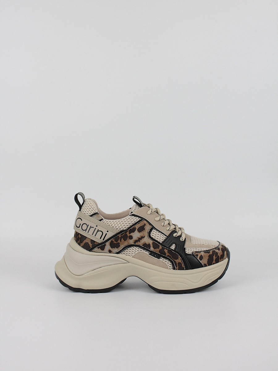 Γυναικείο Sneaker Renato Garini V119R7453F42 Μπεζ-Λεοπάρ