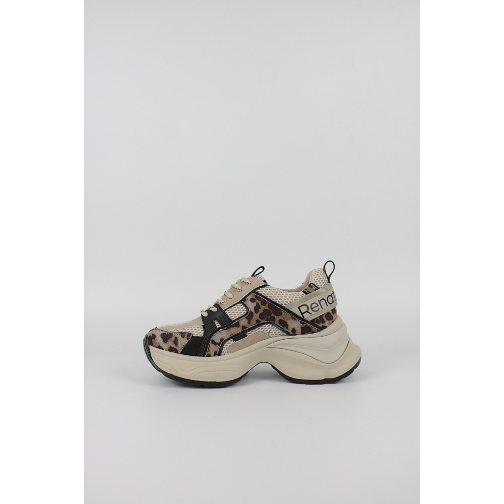 Women Sneaker Renato Garini V119R7453F42 Biege-Leopard