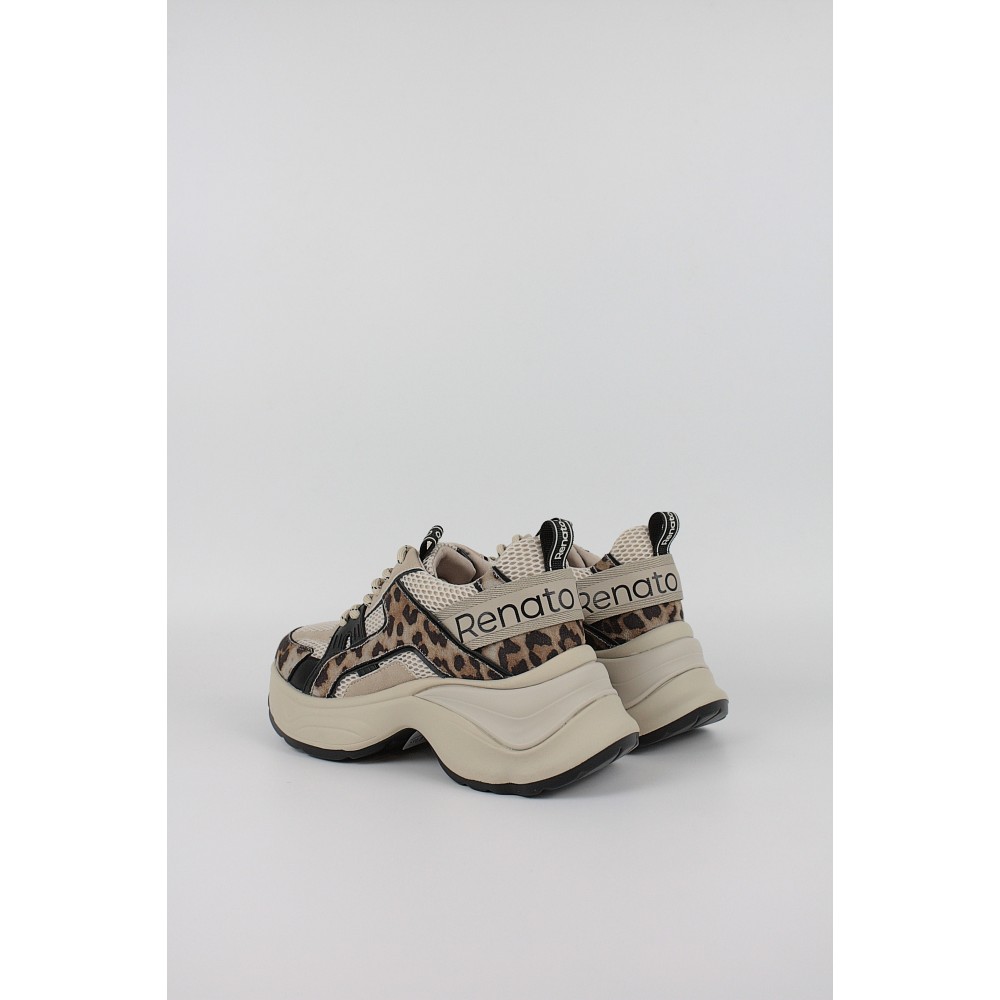 Women Sneaker Renato Garini V119R7453F42 Biege-Leopard
