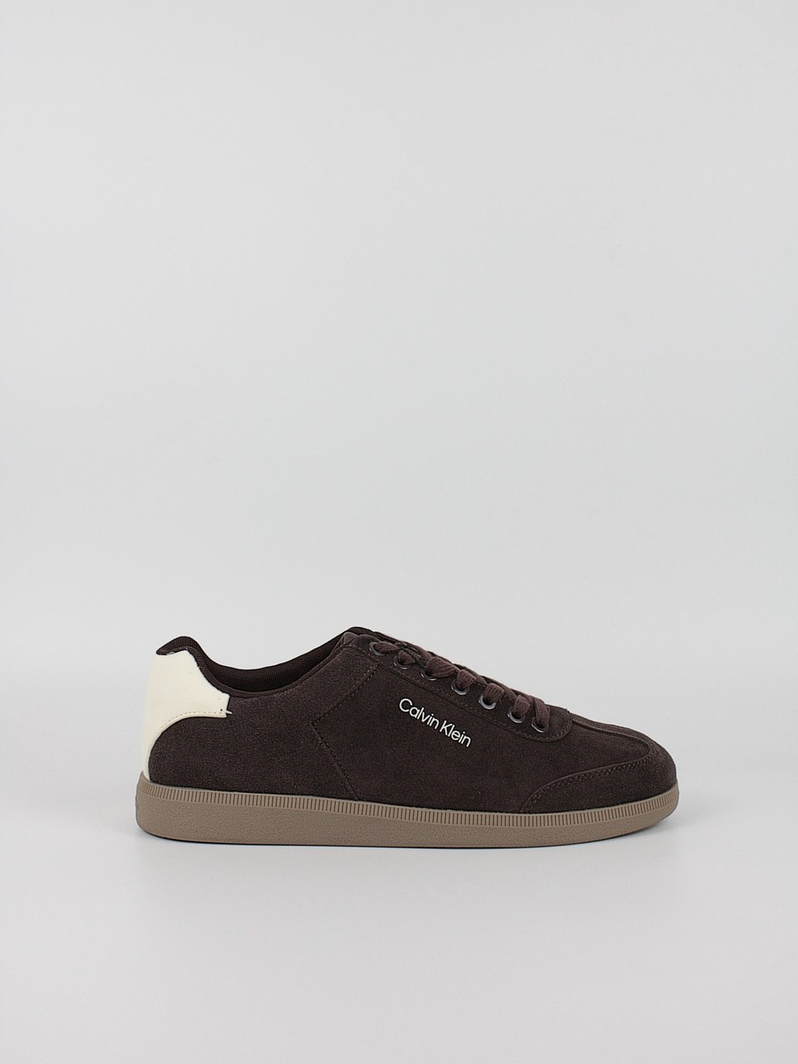Ανδρικά Sneaker Calvin KLein Low Cupsole Laceup Su HM0HM01946-VH2 Καφέ