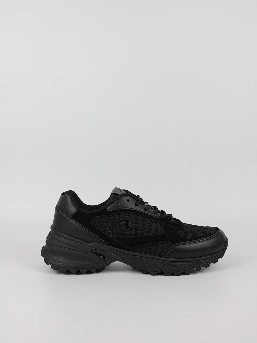 Ανδρικά Sneaker Calvin KLein Hike Runner Mesh Mix YM0YM01379-0GJ Μαύρο