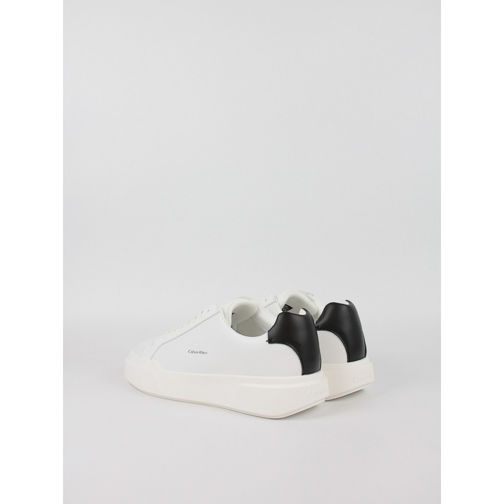 Γυναικεία Sneaker Calvin KLein Chunky Cupsole Laceup Lth Wn YW0YW01947-01W Ασπρο