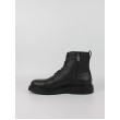 Ανδρικά Μποτάκι Calvin KLein Combat Ess Laceup Zip Boot Lth YM0YM01373-0GJ Μαύρο