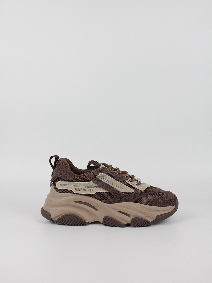 Γυναικείο Sneaker Steve Madden Possession-E 11004652-GCS-GND Καφέ