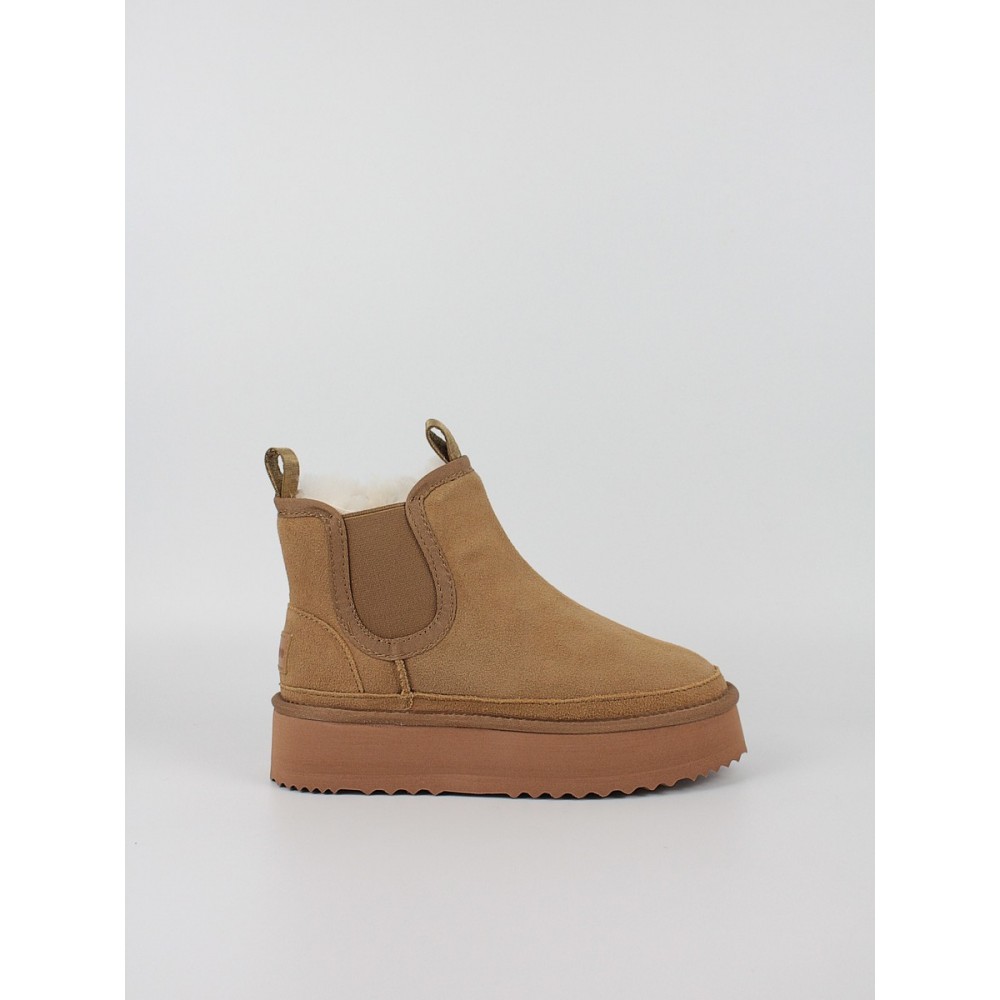 Γυναικείο Μποτάκι Superdry Gia Moqs 1000 DH283003 Καμηλό