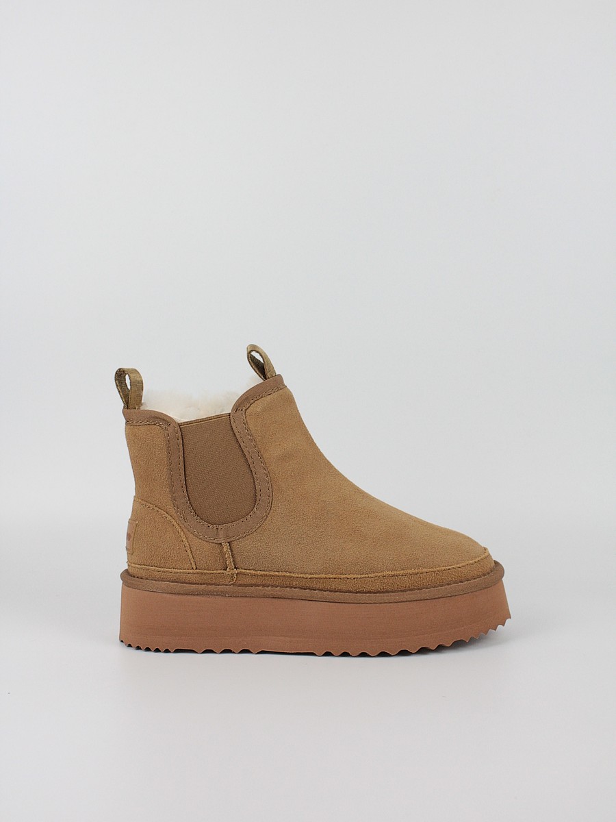 Γυναικείο Μποτάκι Superdry Gia Moqs 1000 DH283003 Καμηλό