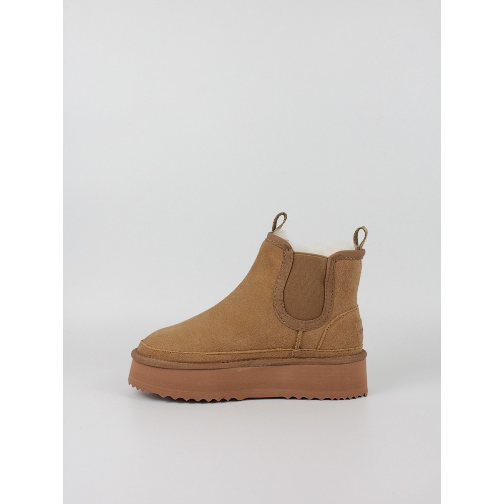 Γυναικείο Μποτάκι Superdry Gia Moqs 1000 DH283003 Καμηλό