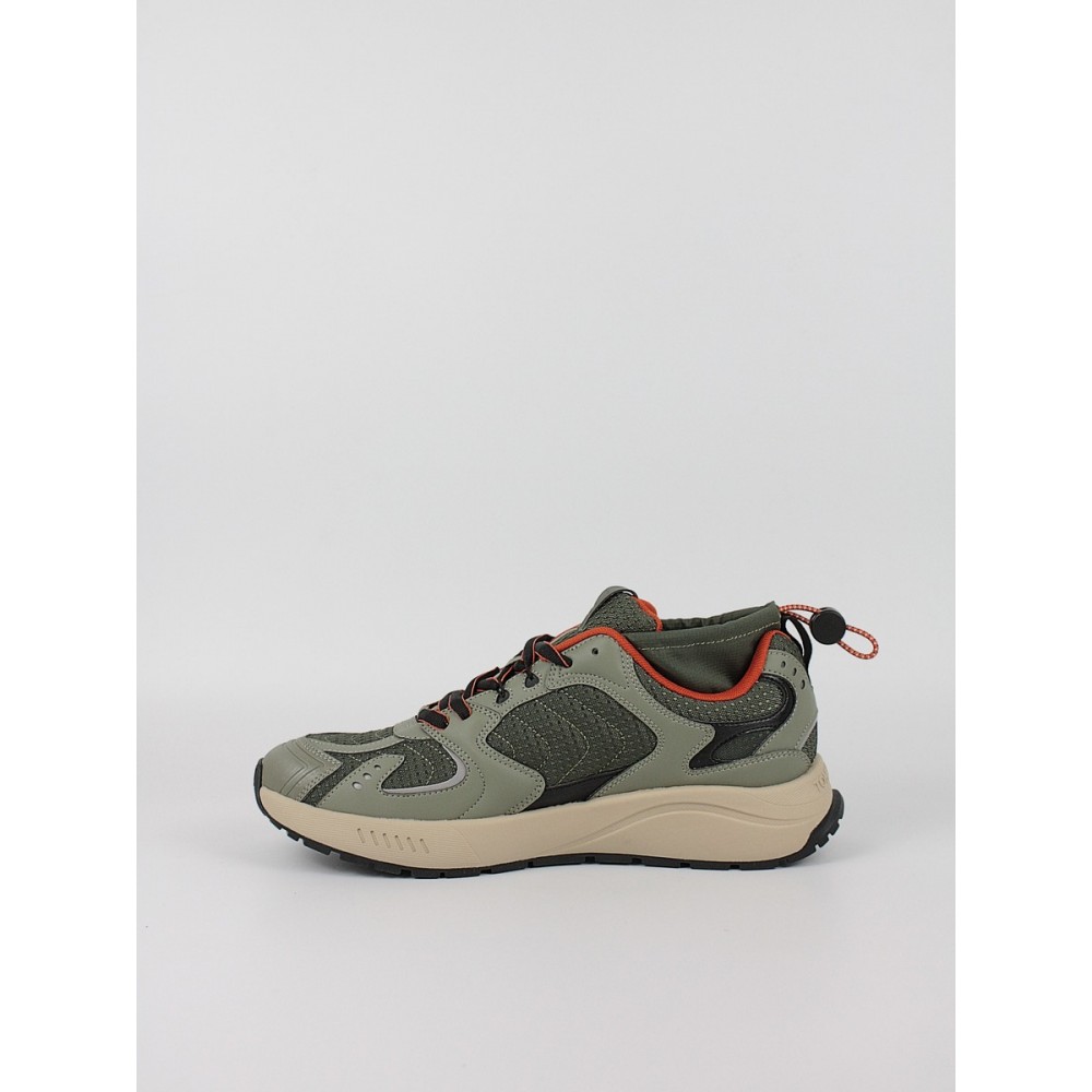 Ανδρικά Sneaker Tommy Hilfiger Tjm Runner Mix Material EM0EM01620-MRH Χακί